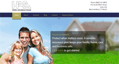 Desktop Screenshot of hasinsurance.com